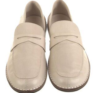 The Row Cary Leather Loafers - Color: Tofu - Size 41.5